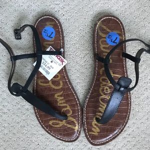 Sam Edelman gladiators black - brand new!